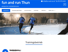 Tablet Screenshot of fun-and-run.ch